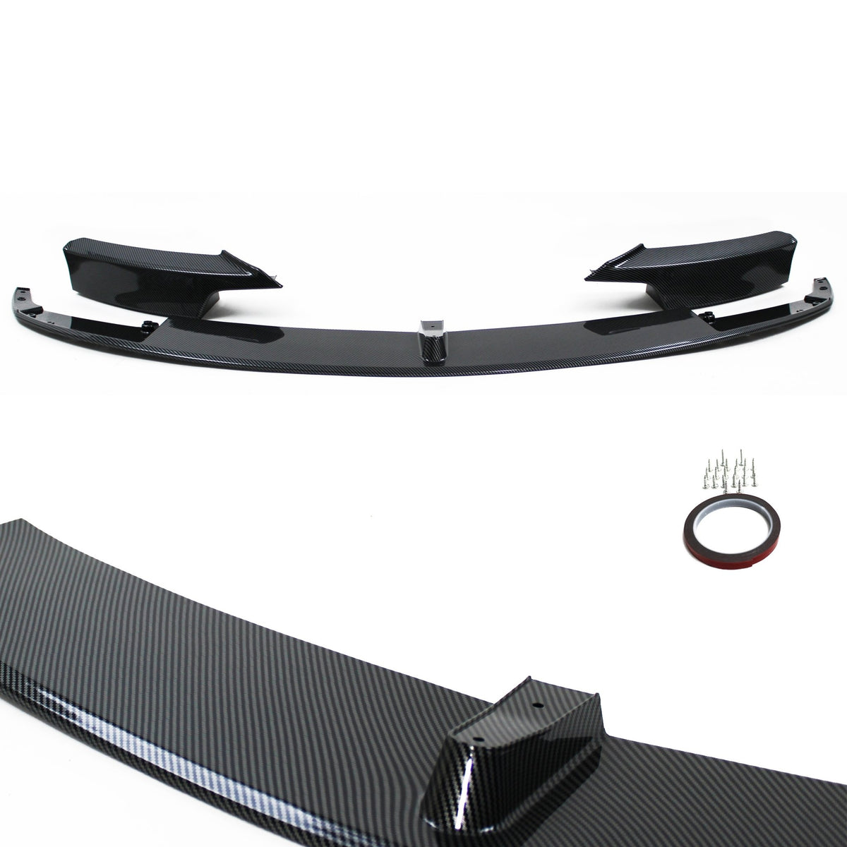 JOM Frontspoilerlippe für BMW 3er (F30/F31) 2011-2019 Carbon Optik Sport Look einteilig