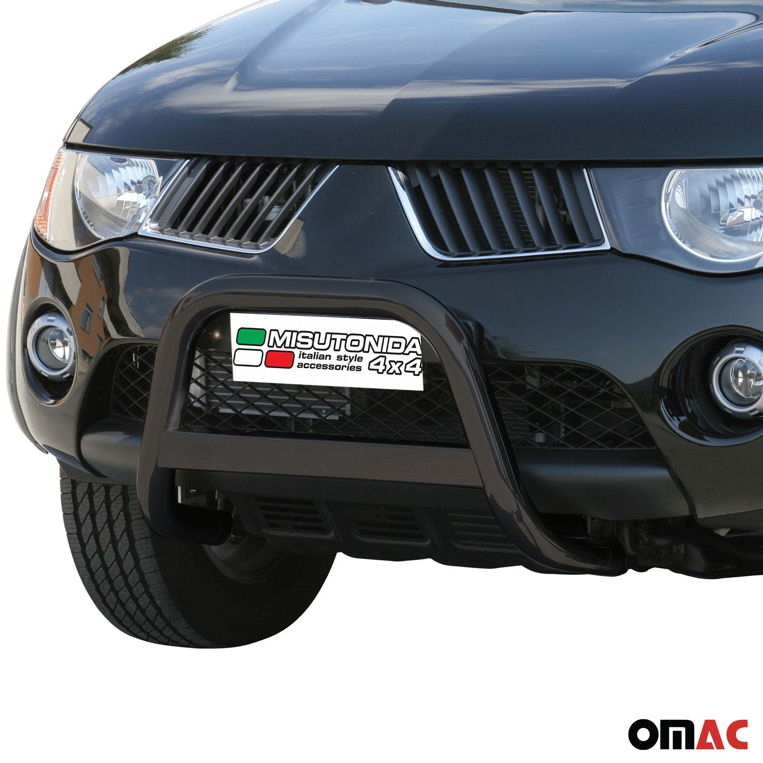 Frontbügel Frontschutzbügel für Mitsubishi L200 2006-2009 ø63mm Stahl Schwarz