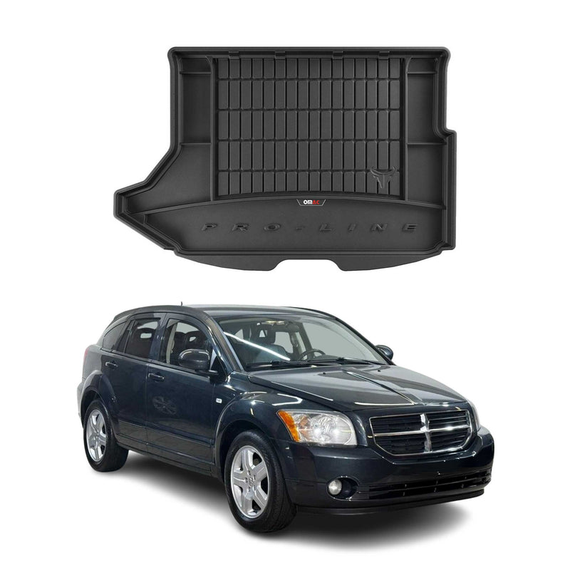 OMAC Gummi Kofferraumwanne für Dodge Caliber 2006-2011 TPE Laderaumwanne Schwarz