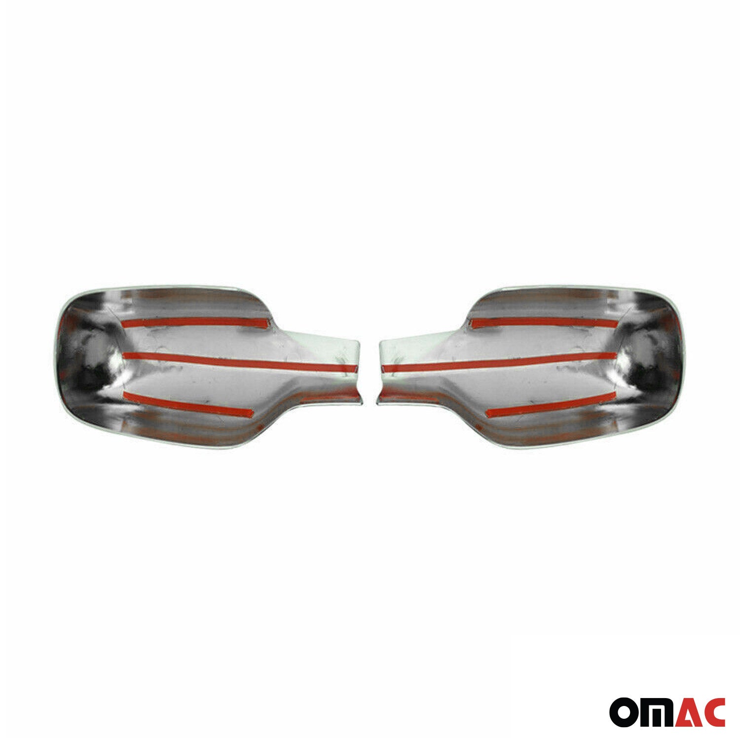 Spiegelkappen Spiegelabdeckung für Renault Clio 2005-2013 Edelstahl Chrom 2tlg