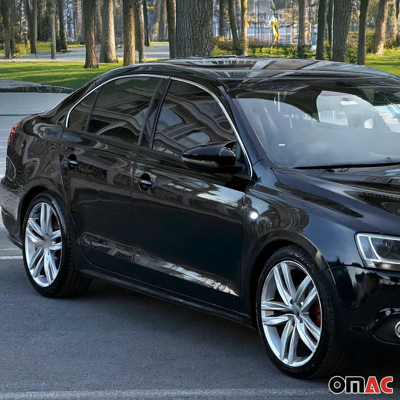 Fensterleisten Zierleisten für VW Jetta 2011-2018 Edelstahl Chrom 6tlg