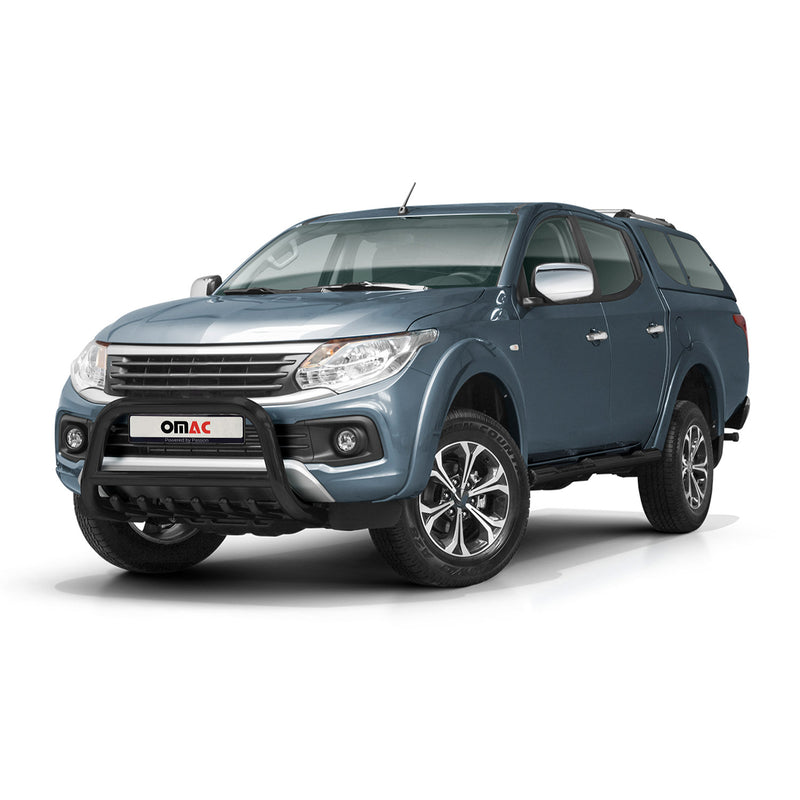 Frontbügel Frontschutzbügel für Fiat Fullback 2015-2021 mit ABE Stahl Schwarz