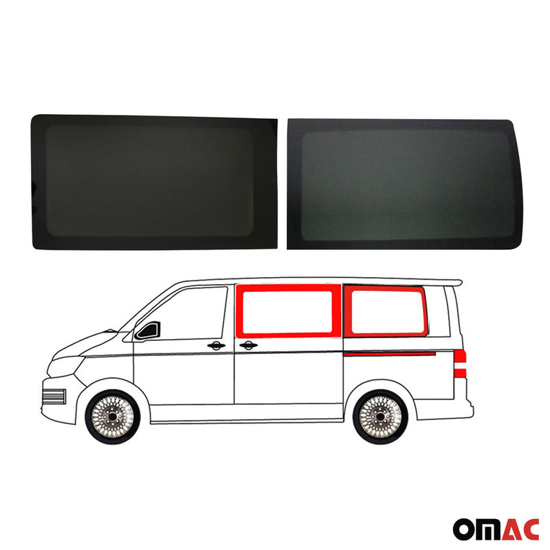 Seitenfenster Autoglas für VW T5 T6 2003-2024 Links Rechts 4x SET L1 Kurzer