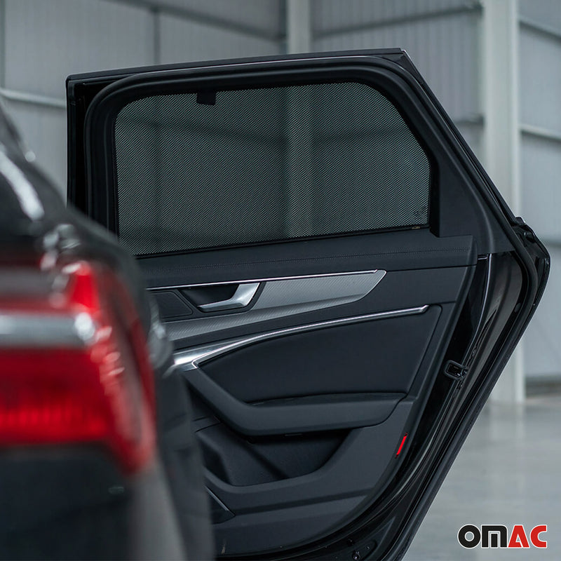 Sonnenschutz Seitenfenster für Ford Kuga I 2008-2012 Heckscheibe 2tlg Schwarz