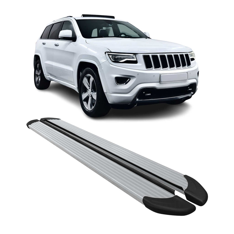 Seitenschweller Trittbretter Schweller für Jeep Grand Cherokee 2011-2021 Alu