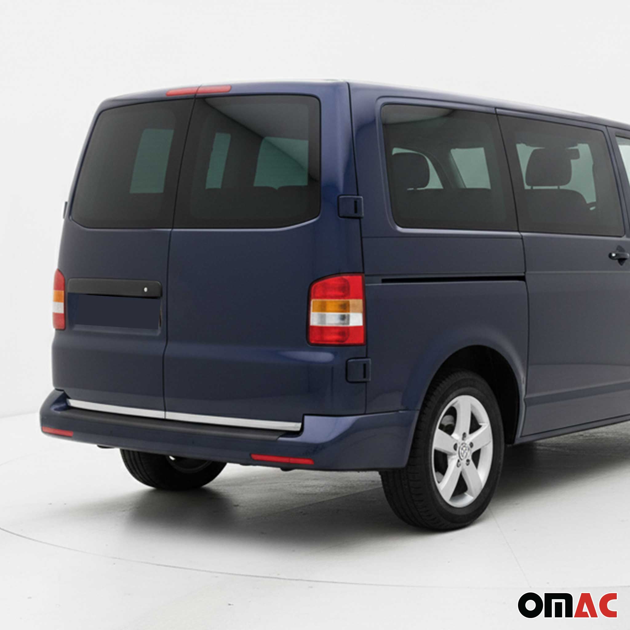 Kofferraumleiste Heckklappe Leiste für VW Transporter T5 Edelstahl Chrom 2tlg