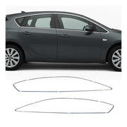 Fensterleisten Zierleisten für Opel Astra J 2010-2015 Schrägheck Edelstahl 12tlg