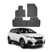 OMAC Gummi Fußmatten für Peugeot 5008 2017-2024 Automatten Gummi Schwarz 4tlg