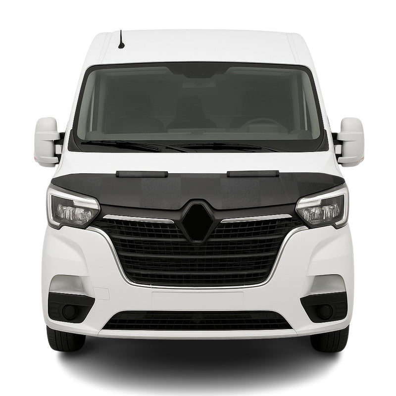 Haubenbra Steinschlagschutz Bonnet Bra für Renault Master 2020-2025 Kariert Halb
