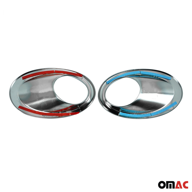 Fog light frame surround for Nissan Qashqai +2 2008-2014 chrome ABS 2x
