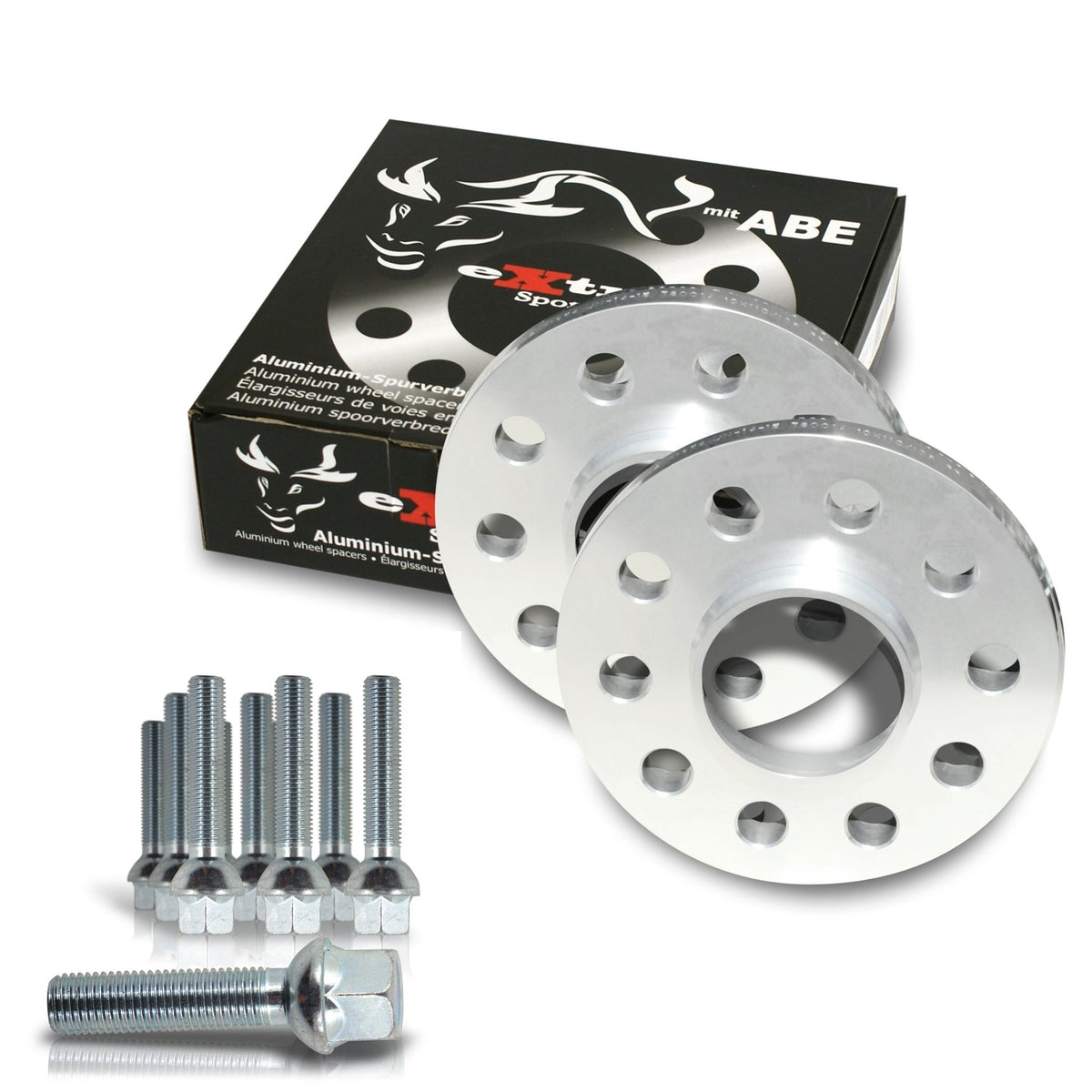 JOM Spurverbreiterung Set 30mm für Audi A4 (8E 8H) mit ABE Aluminium