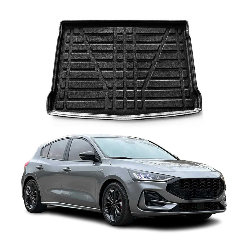 Kofferraumwanne Laderaumwanne für Ford Focus mk4 2019-2025 Fünftürer Gummi TPE
