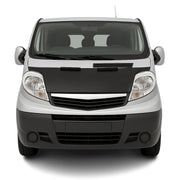 Haubenbra Steinschlagschutz Bonnet Bra für Renault Trafic 2001-2014 Schwarz Halb