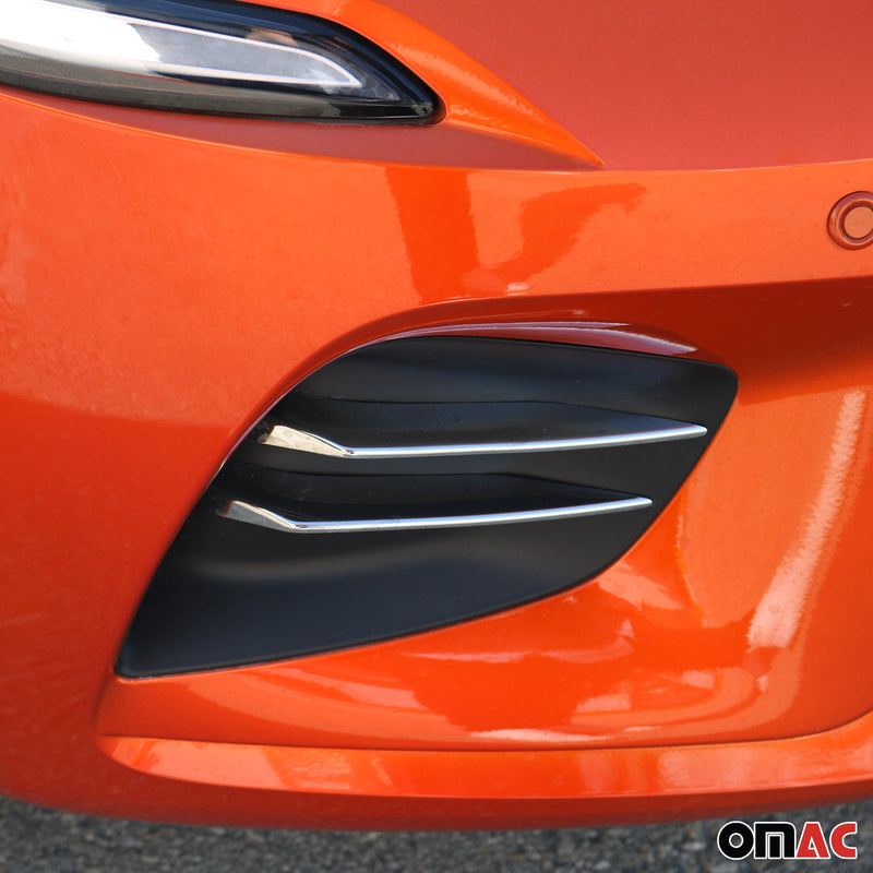 Nebelscheinwerfer Rahmen Umrandung für Renault Clio 2019-2025 Edelstahl 5x