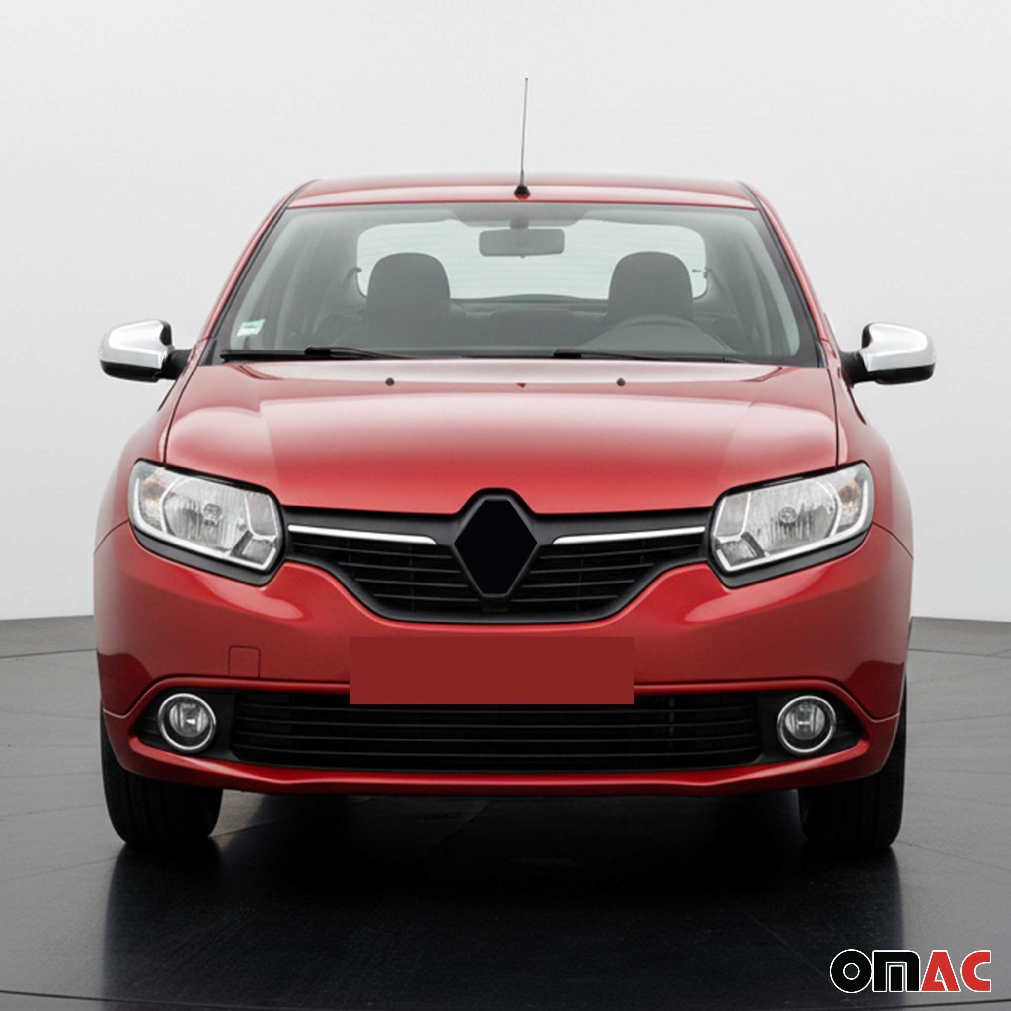 Spiegelkappen Spiegelabdeckung für Renault Thalia Symbol Edelstahl Chrom 2tlg