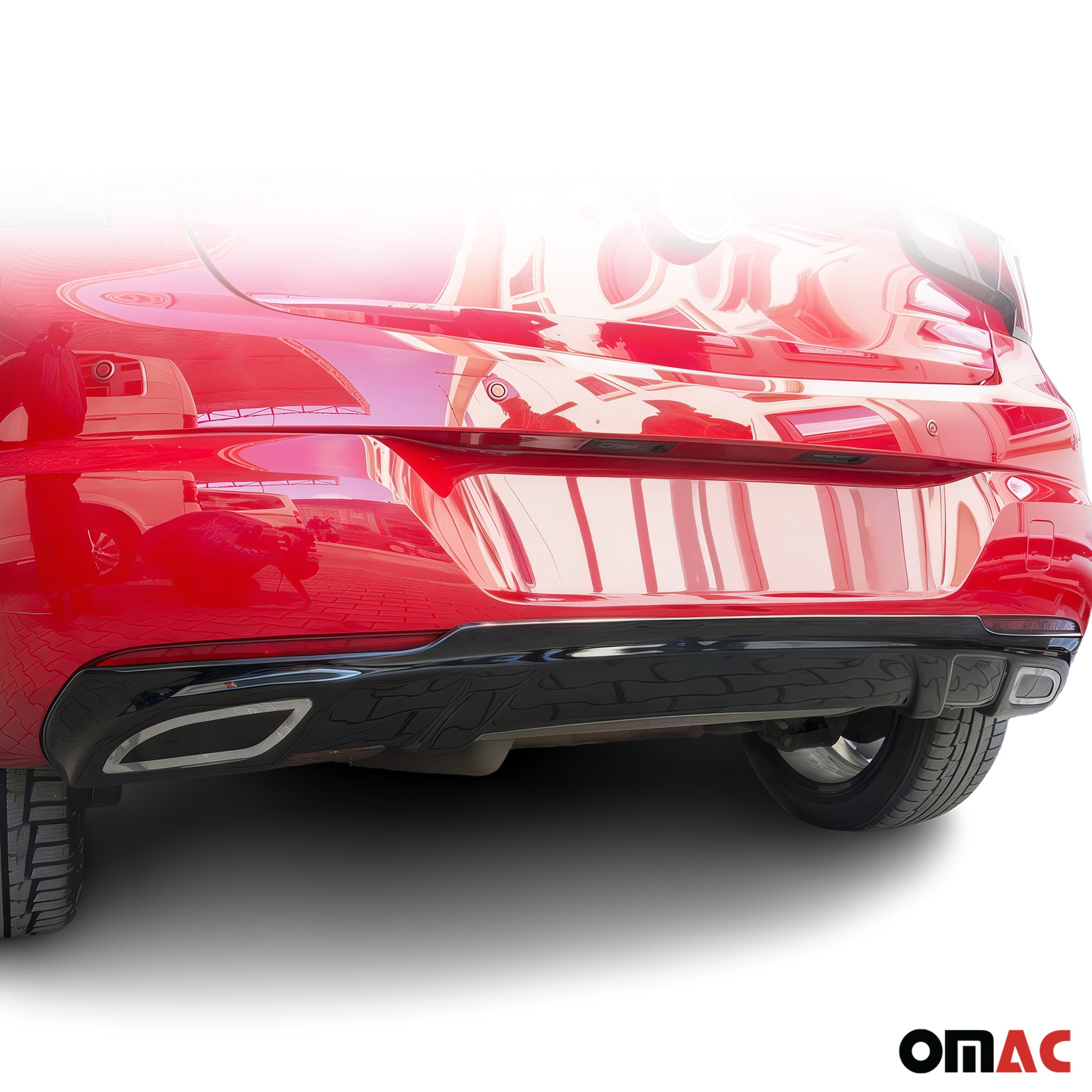 Heckdiffusor Stoßstange Heckansatz für Opel Astra K 2015-2019 Grundiert 1tlg