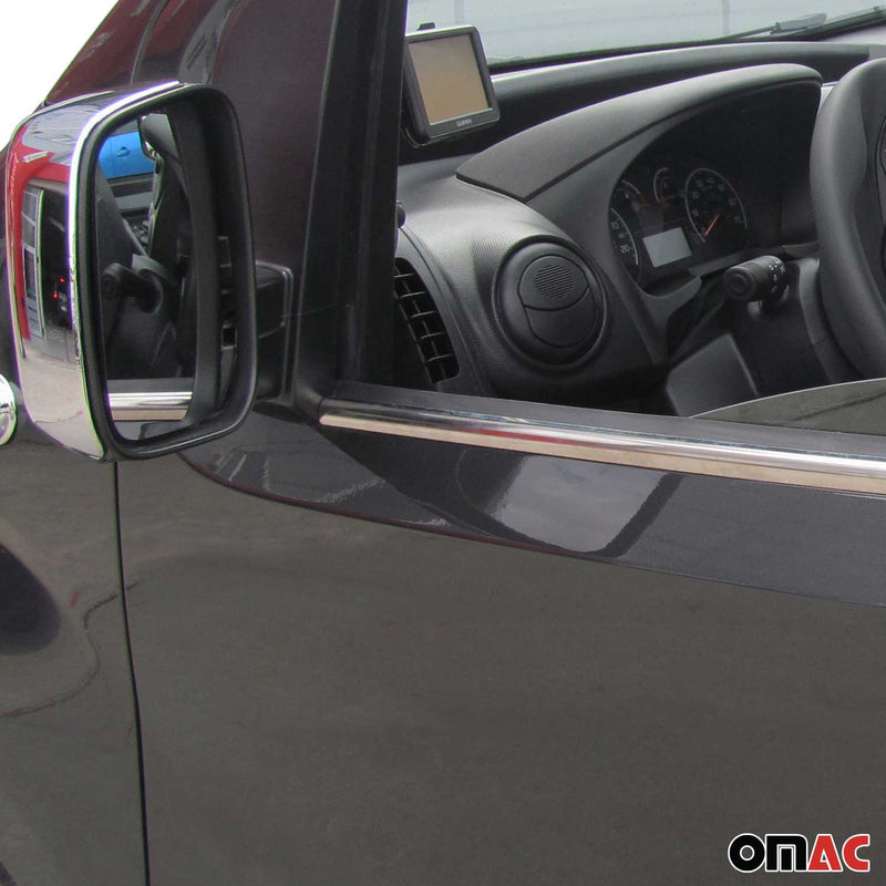 Fensterleisten Zierleisten für Citroen Nemo 2008-2021 Edelstahl Chrom 2tlg
