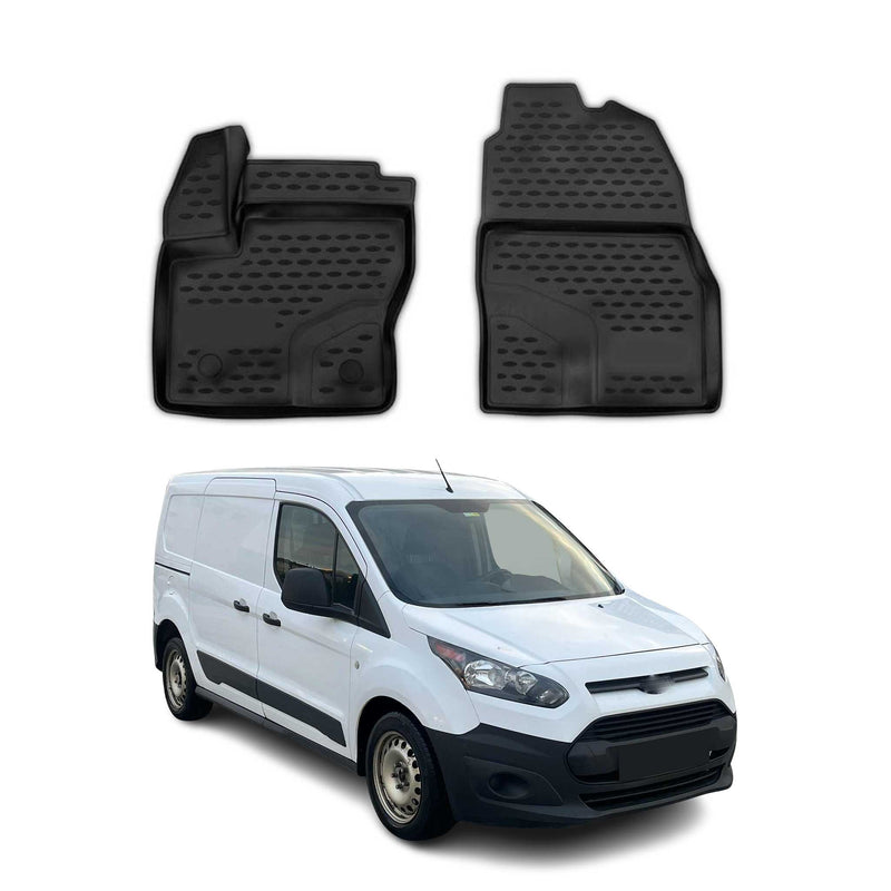 OMAC Gummimatten Fußmatten für Ford Grand Tourneo Courier 2014-2024 TPE 2x