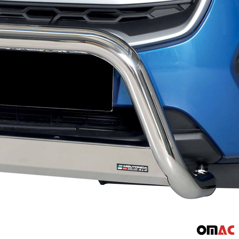 Frontbügel Frontschutzbügel für Ford Ecosport 2018-2022 ø63mm Stahl Silber