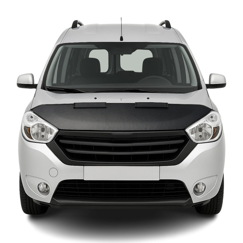 Haubenbra Steinschlagschutz Bonnet Bra für Dacia Dokker 2012-2021 Carbon Halb