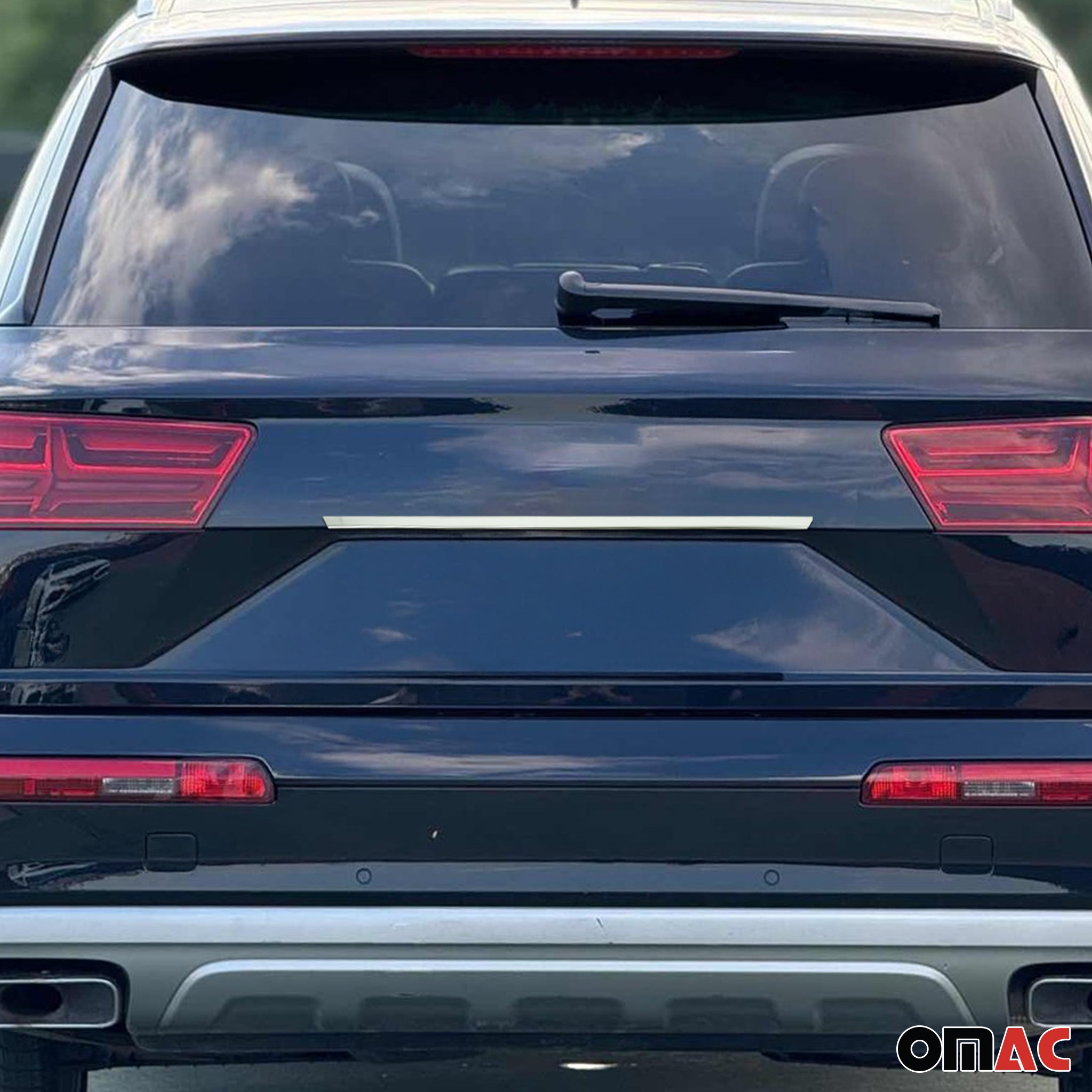 Heckklappe Kofferraumöffner Griff für Audi Q7 PRE-FL 2015-2019 Edelstahl Chrom