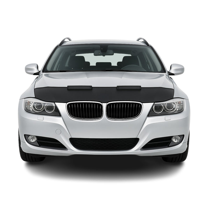 Haubenbra Steinschlagschutz für BMW 3er E90 E91 E92 E93 2008-2011 Schwarz Halb