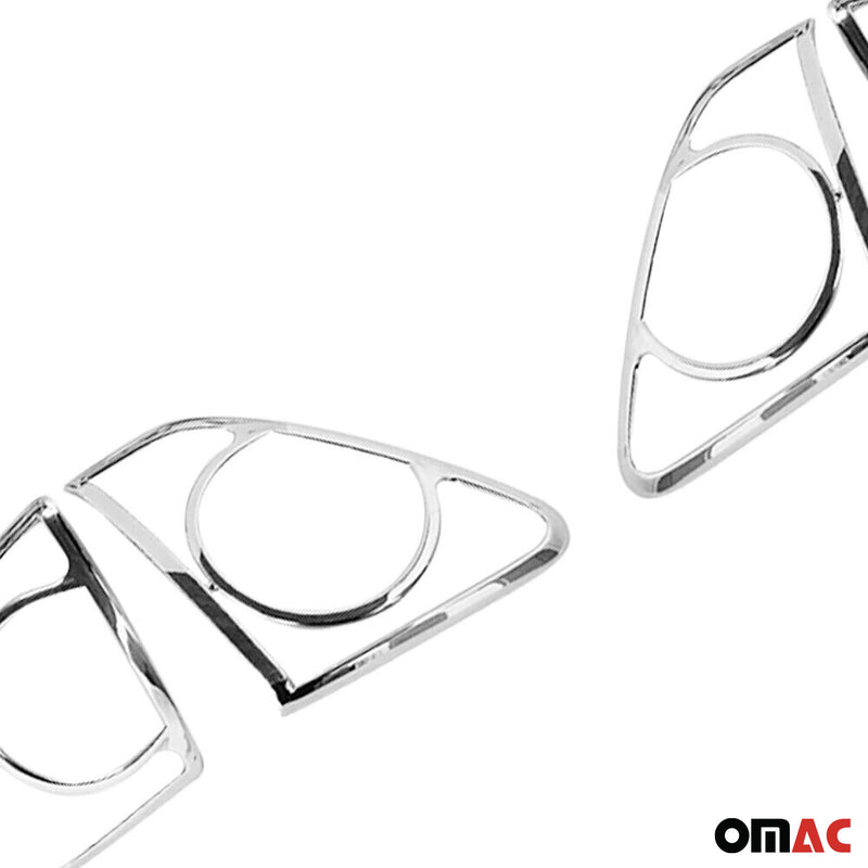 Rücklicht Leisten Heckleuchte für Toyota Corolla 2007-2013 Chrom ABS Silber 4tlg