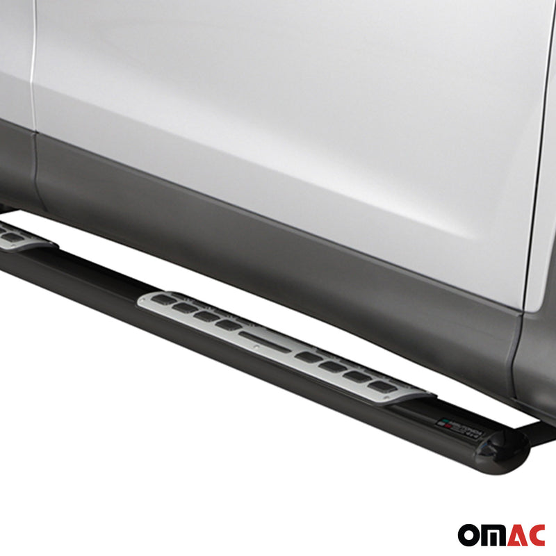 Edelstahl Seitenschweller Schwellerrohre für Honda CR-V 2016-2018 Schwarz