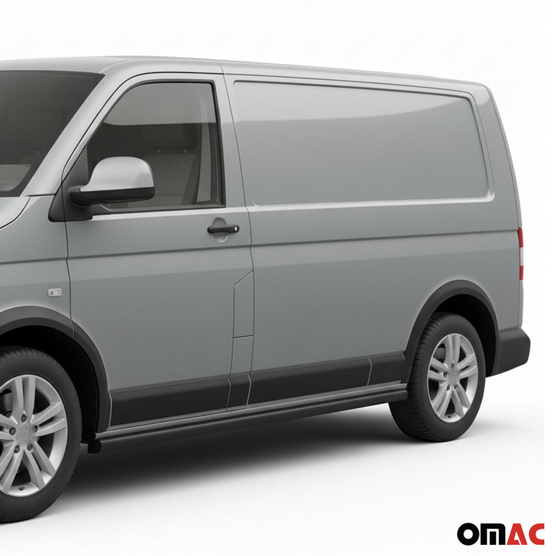 Radlaufschutz Kotflügel für VW T5 2003-2015 L2 Langer Radstand ABS Schwarz 11tlg