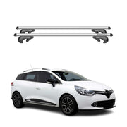Menabo Dachträger für Renault Clio Sportourer 2013-2019 90kg Alu Silber 2x