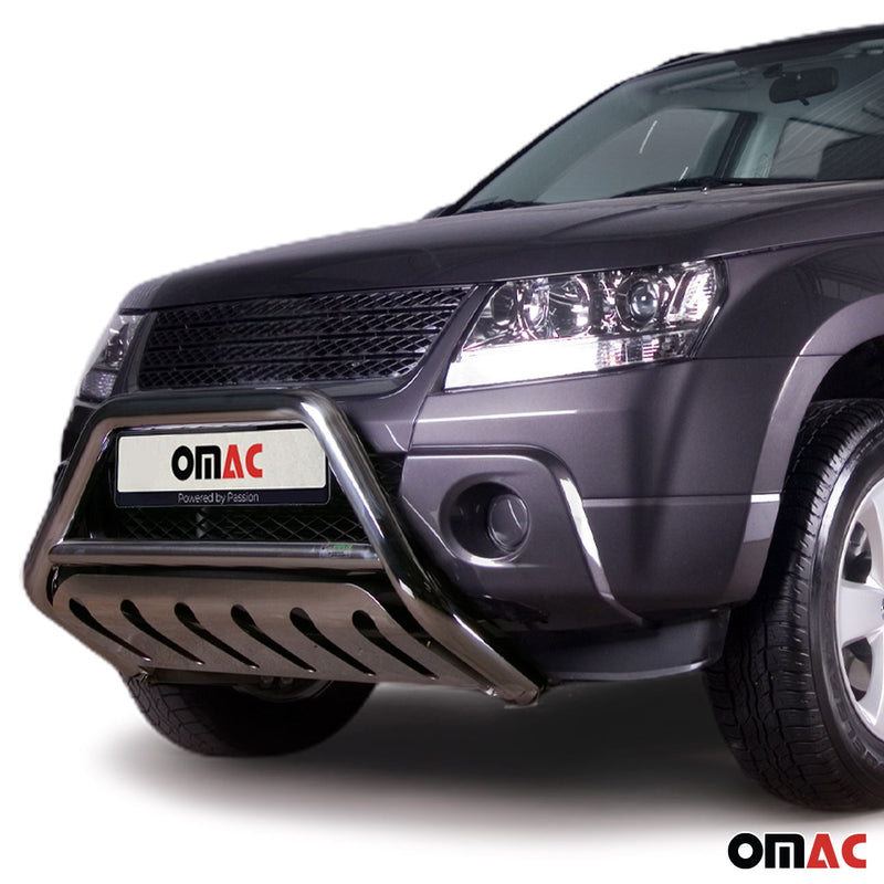 Frontbügelschutz Frontschutzbügel für Suzuki Grand Vitara 2006-2015 ABE Silber