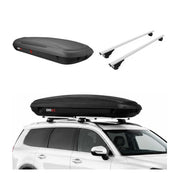Carbonlook Dachbox 480L + Dachträger VW Sharan II 2010-2023 Silber Abschließbar