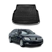 Kofferraumwanne Laderaumwanne für Mercedes C Klasse W204 2008-2014 Wagon Gummi