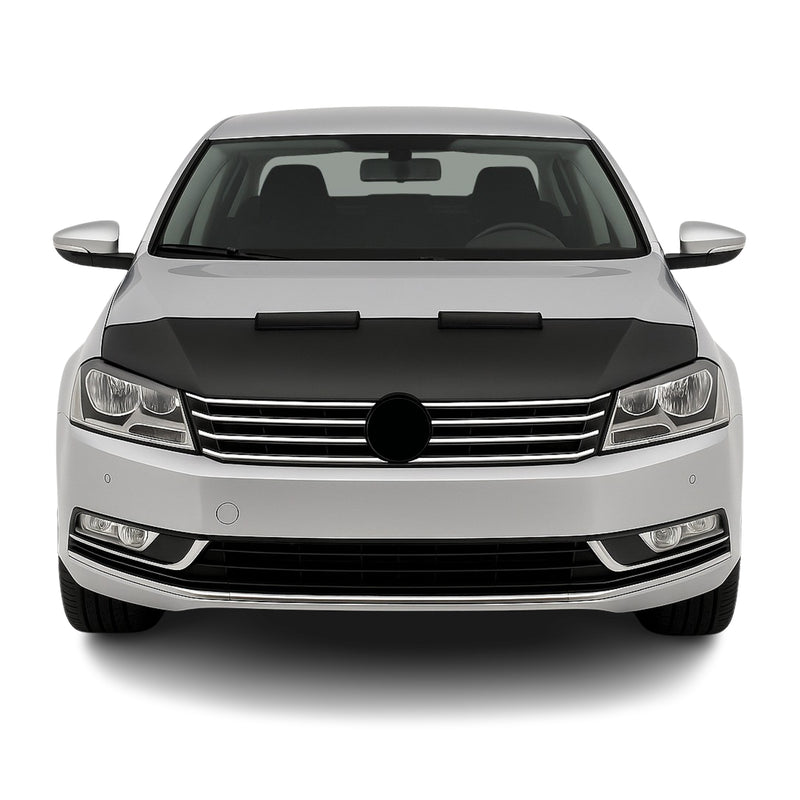 Haubenbra Steinschlagschutz für VW Passat B7 2010-2015 Limo Variant Schwarz Halb