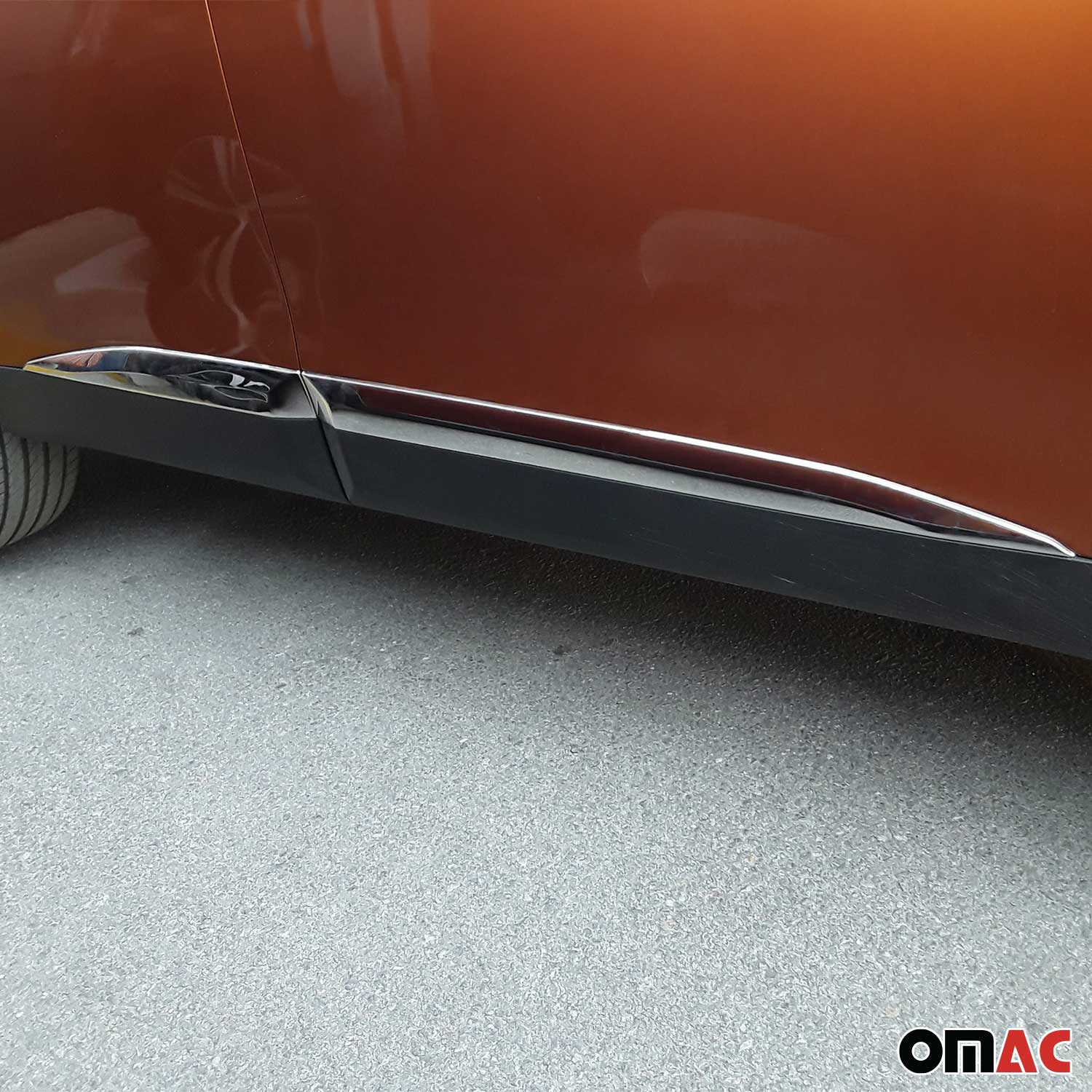 Seitentürleiste Türleisten Türschutzleiste für Peugeot 2008 2019-2025 Chrom 4x