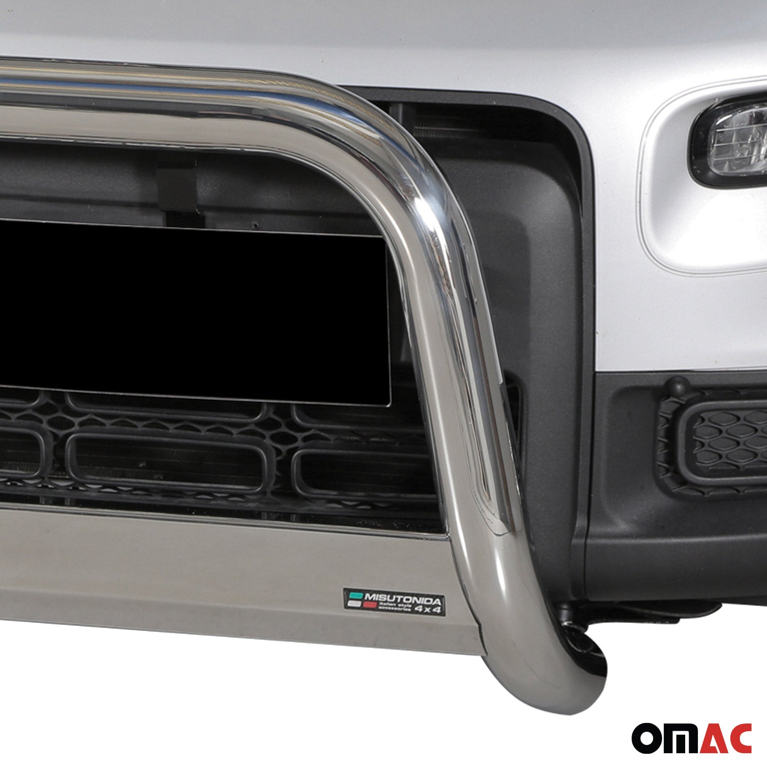 Frontbügel Frontschutzbügel für Fiat Panda 4 2012-2022 ø63mm Stahl Silber Schutz