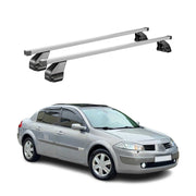 Menabo Dachträger Grundtäger für Renault Megane 2002-2009 75kg Stahl Silber 2x