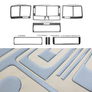 Innenraum Dekor Cockpit für Audi A2 8Z0 2000-2005 Aluminium Optik 8tlg