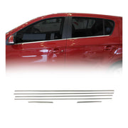 Fensterleisten Zierleisten für Hyundai i20 2008-2014 Edelstahl Chrom 4tlg