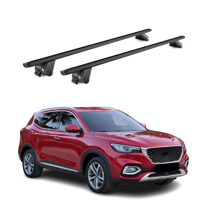 Dachträger Grundtäger für MG EHS 2018-2025 100kg Aluminium Schwarz 2 tlg ABE