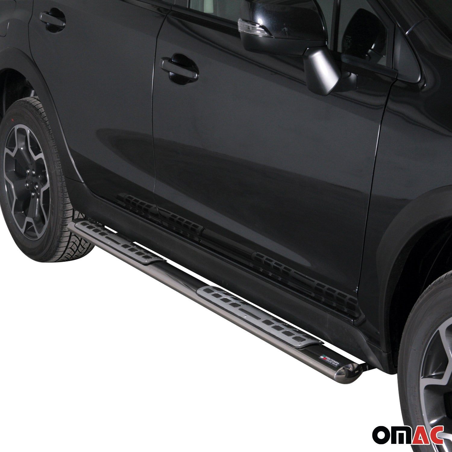 Edelstahl Seitenschweller Schwellerrohre für Subaru XV 2012-2017 Silber