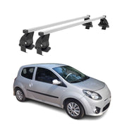 Menabo Dachträger Grundtäger für Renault Twingo mk2 2007-2014 50kg Stahl Grau 2x