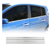 Fensterleisten Zierleisten für Renault Megane 2002-2009 Schrägheck Chrom 4tlg