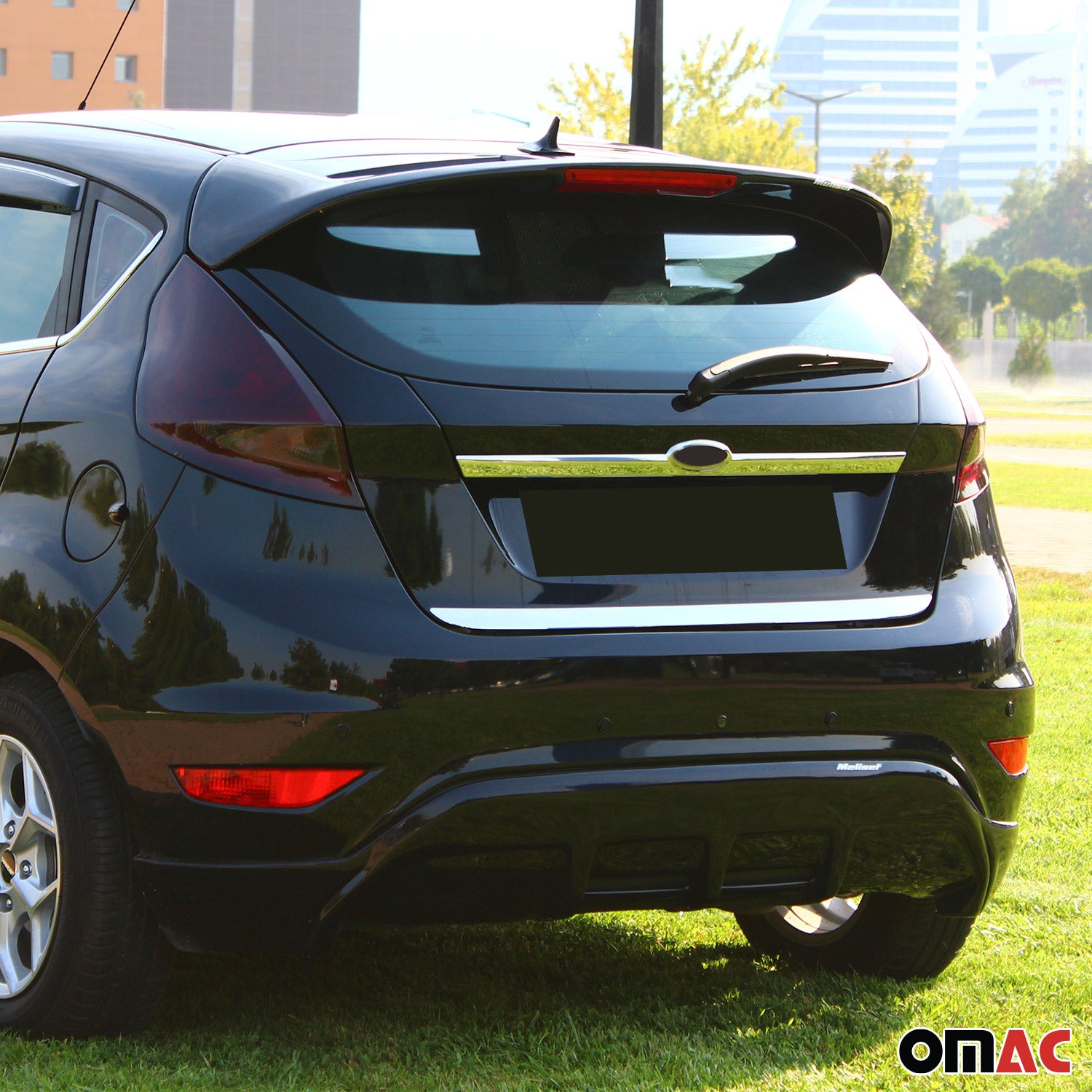 Kofferraumleiste Heckklappe Leiste für Ford Fiesta 2008-2017 Edelstahl Chrom