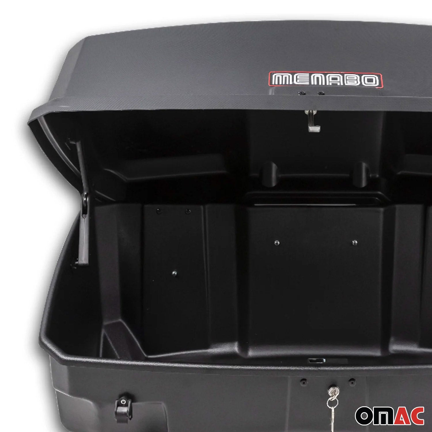 Menabo Heckträger Heckbox Transportbox Heckkoffer Auto Box Schwarz Mizar 300L