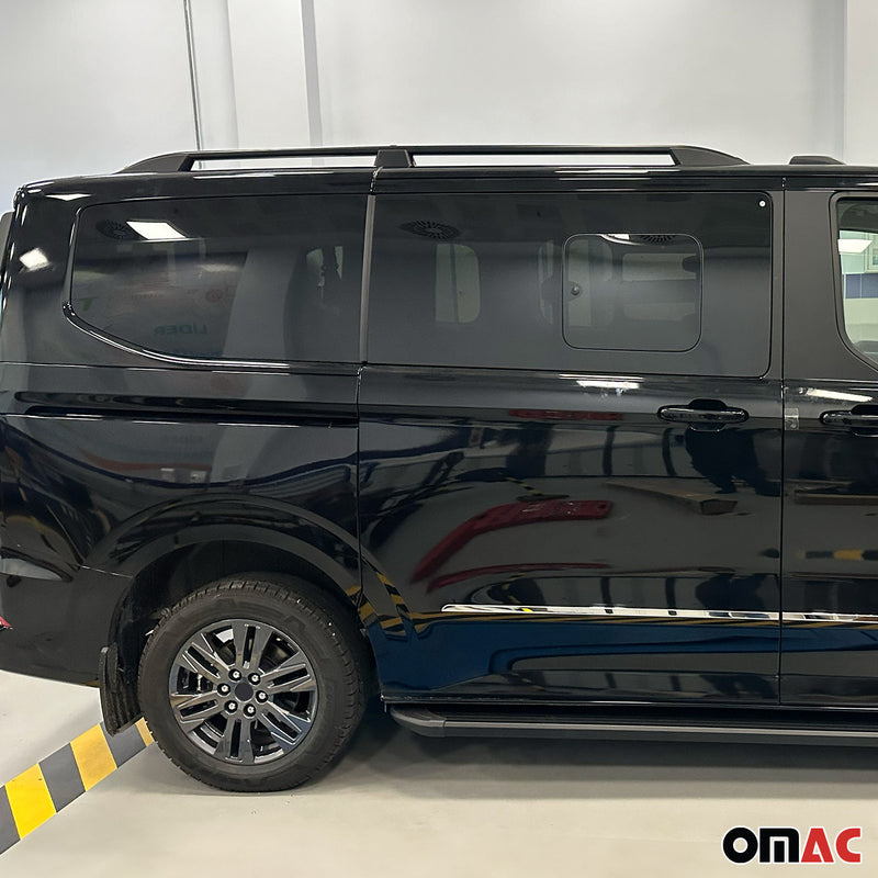 Dachreling Relingträger für Volkswagen Transporter T7 2024-2025 Schwarz L2 2 tlg