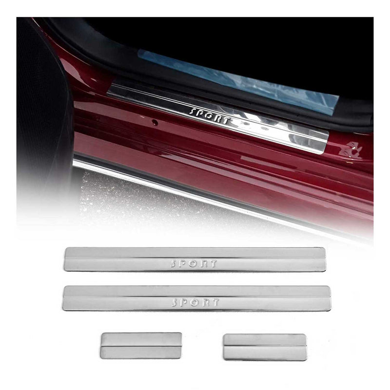 Door sill trims for BMW X3 F25 2010-2017 stainless steel sport 4 pieces