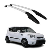 Aluminium Dachreling Relingträger für Kia Soul I 2008-2013 Silber 2x