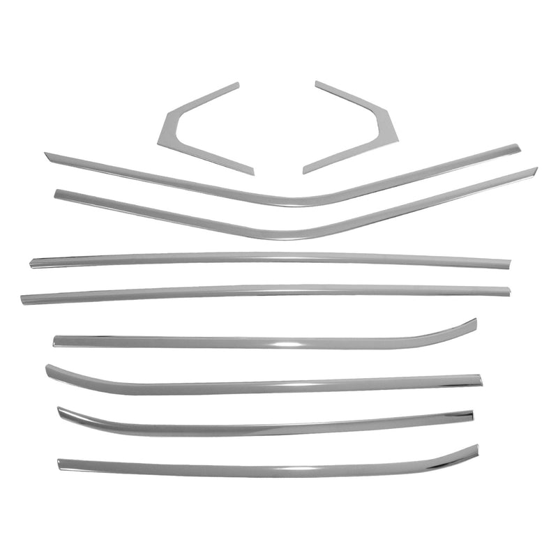 Fensterleisten Zierleisten für Nissan Juke 2021-2025 Edelstahl Chrom 10tlg