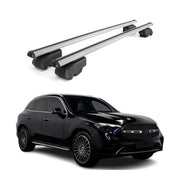 Dachträger Gepäckträger für Mercedes GLC 2022-2025 Querträger ABE Alu Silber